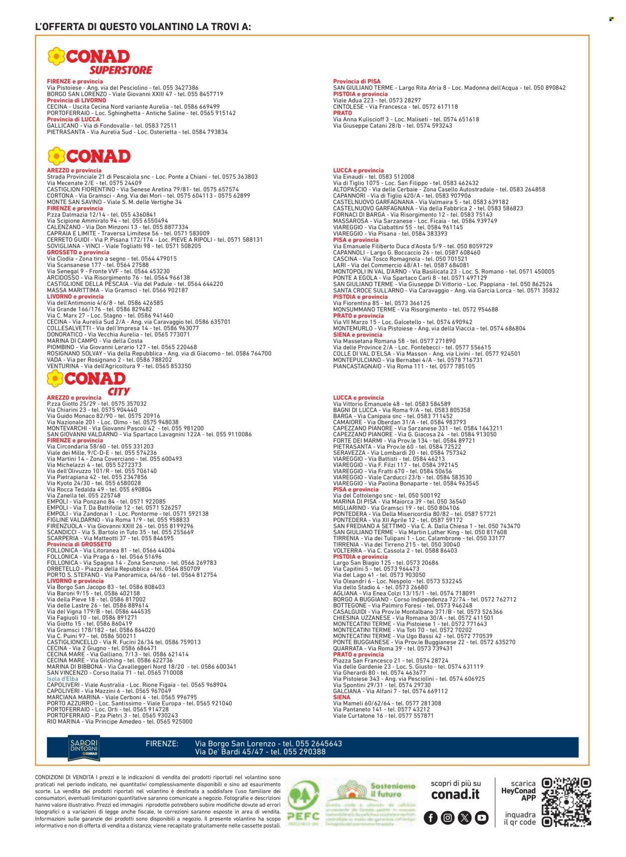 Volantino Conad - 5/6/2025 - 18/6/2025. Pagina 1