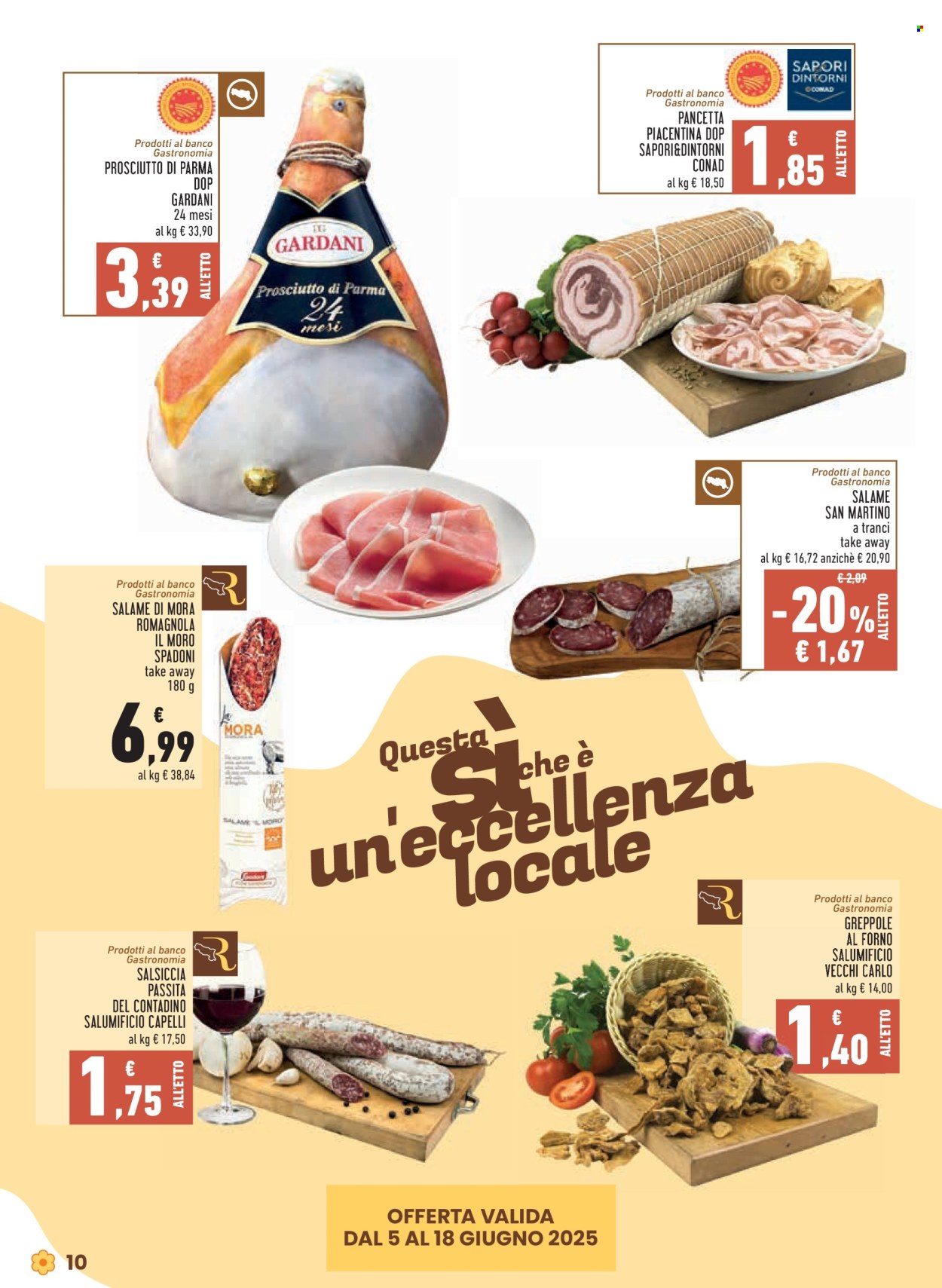 Volantino Conad - 5/6/2025 - 18/6/2025. Pagina 10