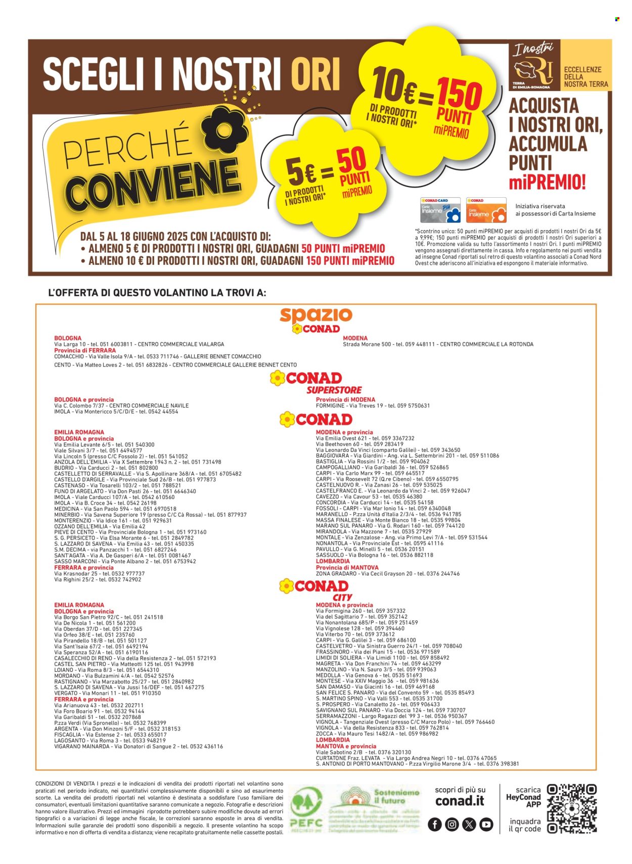 Volantino Conad - 5/6/2025 - 18/6/2025. Pagina 16