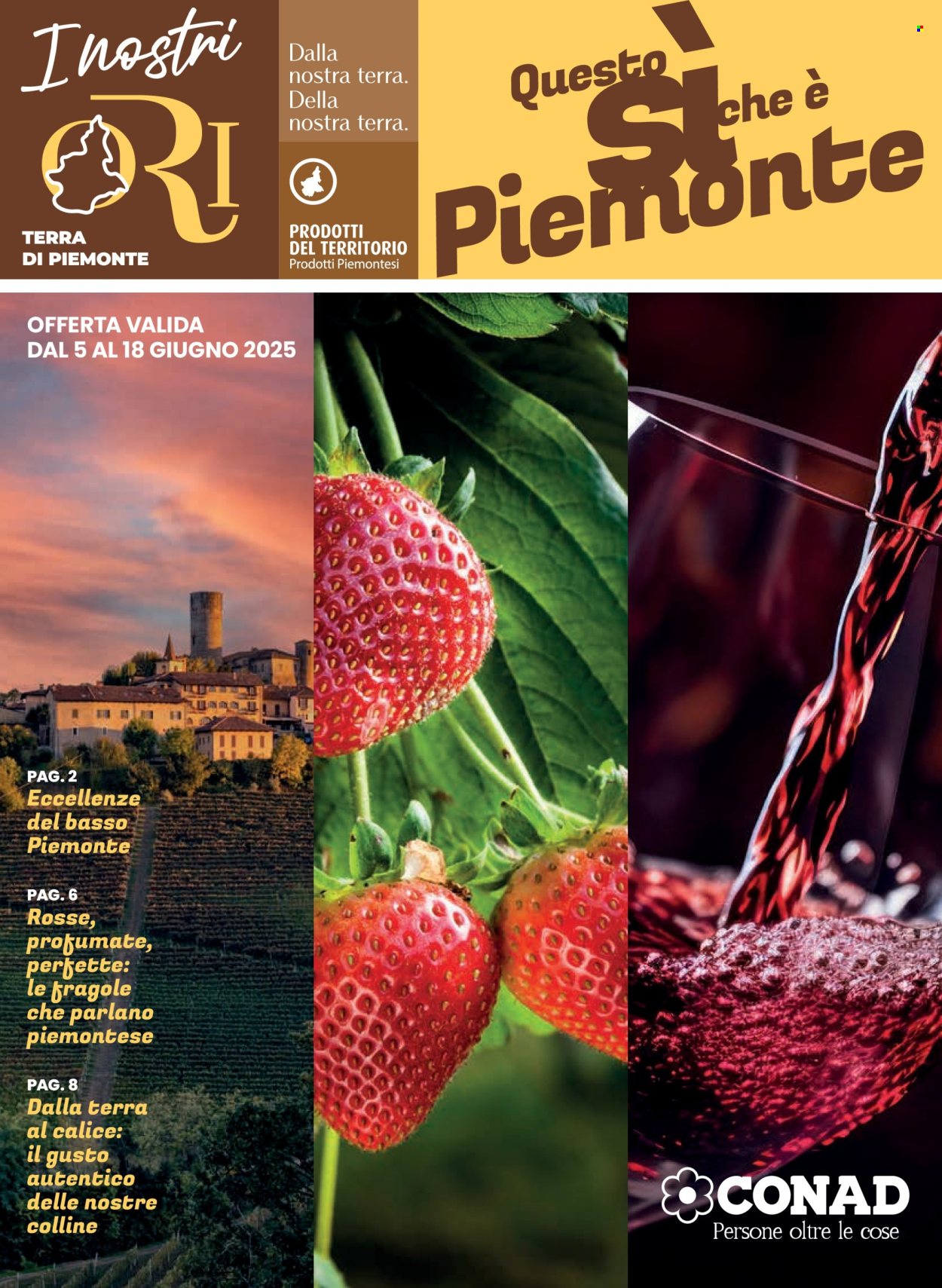 Volantino Conad - 5/6/2025 - 18/6/2025. Pagina 1