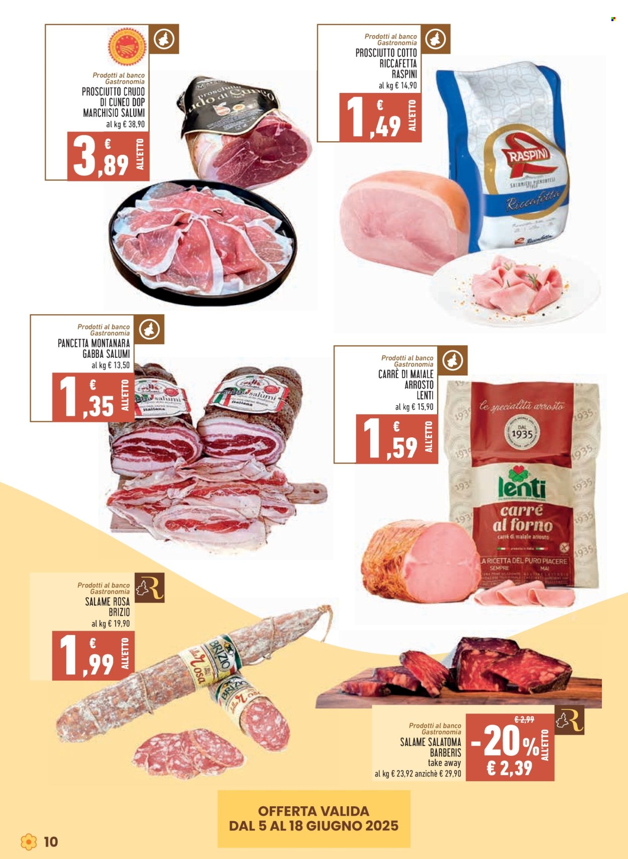 Volantino Conad - 5/6/2025 - 18/6/2025. Pagina 10