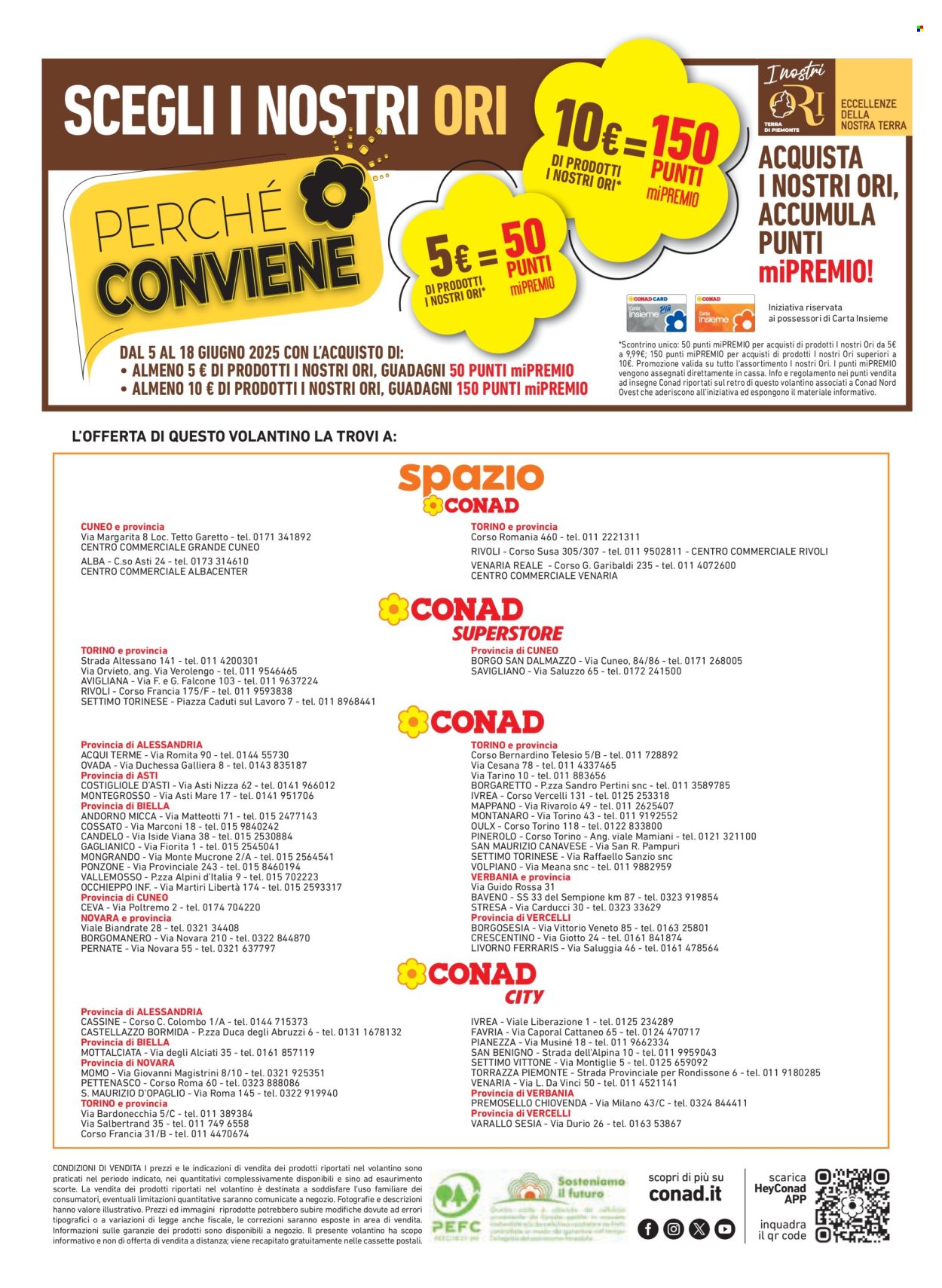 Volantino Conad - 5/6/2025 - 18/6/2025. Pagina 16