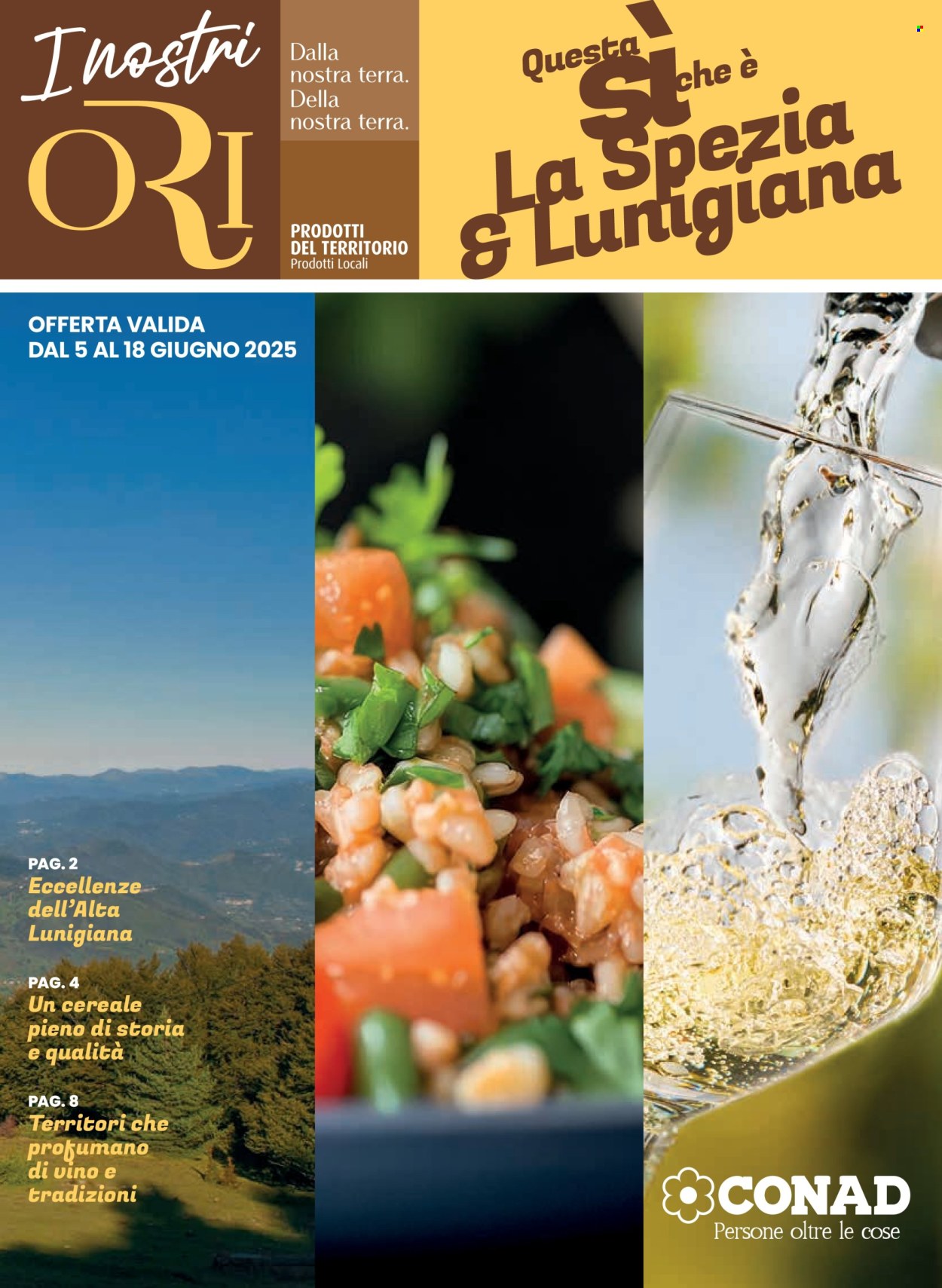 Volantino Conad - 5/6/2025 - 18/6/2025. Pagina 1