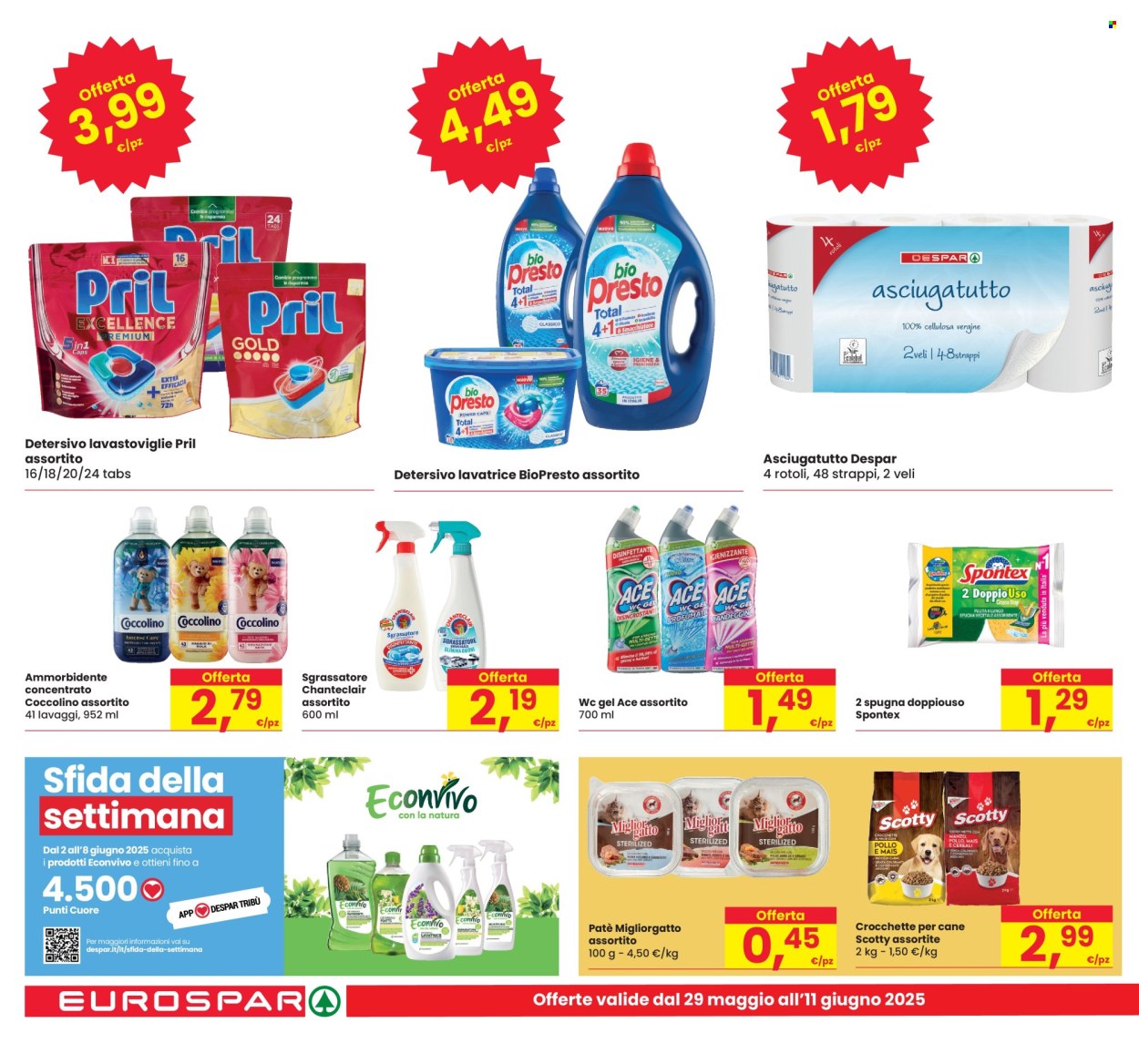 Volantino Eurospar - 29/5/2025 - 11/6/2025. Pagina 22