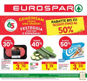 Volantino Eurospar - 29/5/2025 - 11/6/2025.