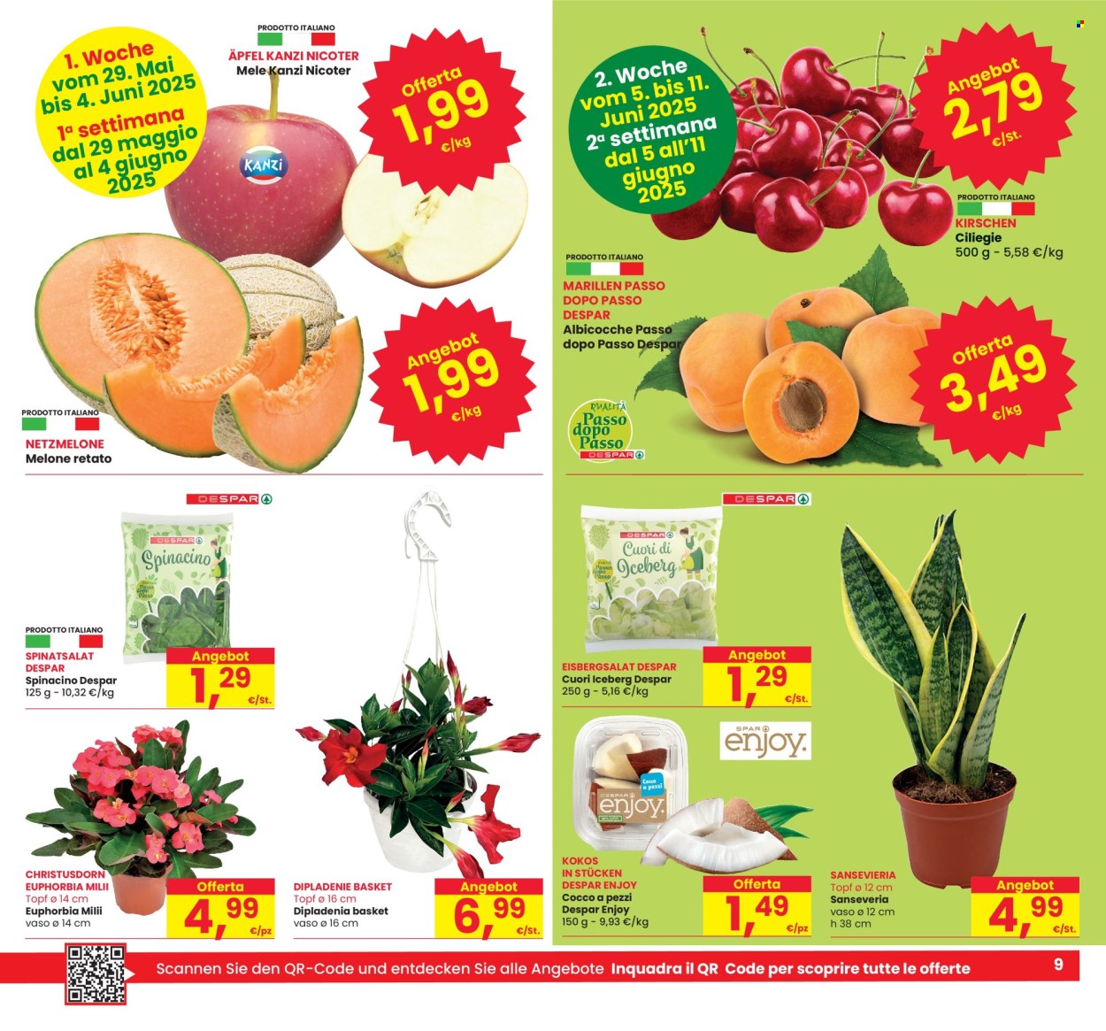 Volantino Eurospar - 29/5/2025 - 11/6/2025. Pagina 9
