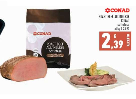 ROAST BEEF ALL'INGLESE CONAD