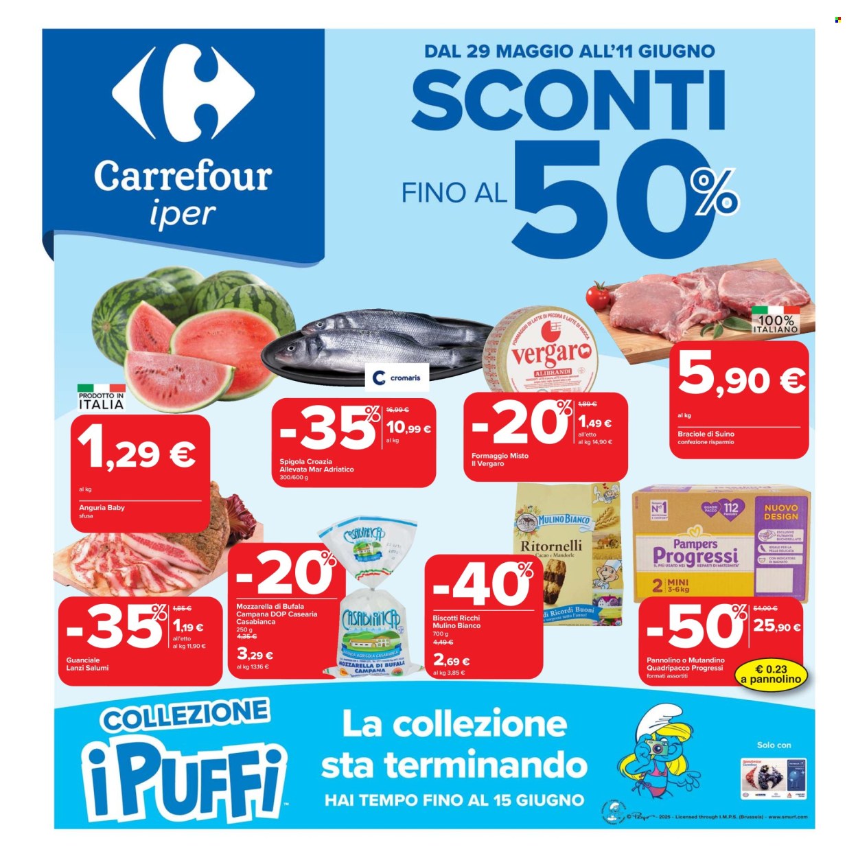 Leták Carrefour - 29.5.2025 - 11.6.2025. Strana 1