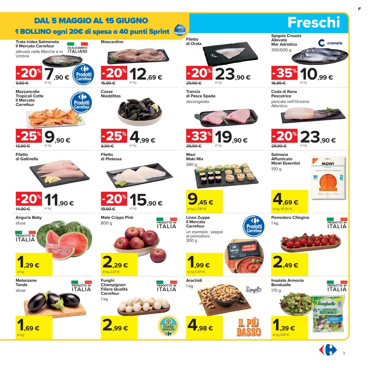 Leták Carrefour - 29.5.2025 - 11.6.2025. Strana 3