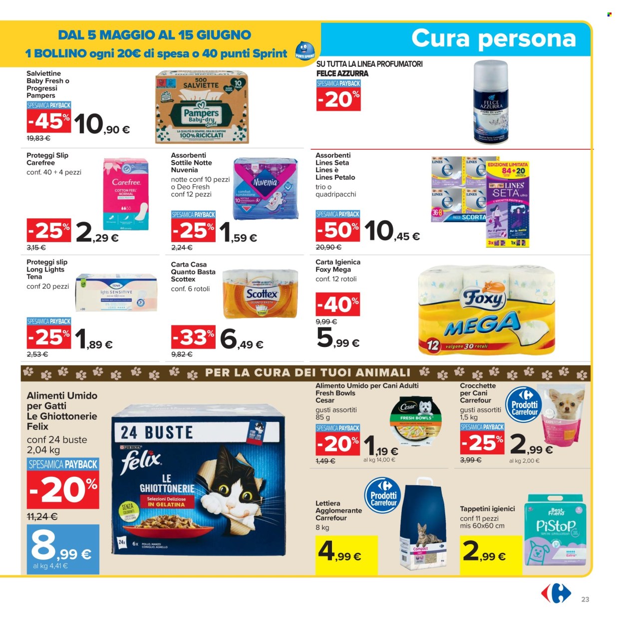 Volantino Carrefour - 29/5/2025 - 11/6/2025. Pagina 23