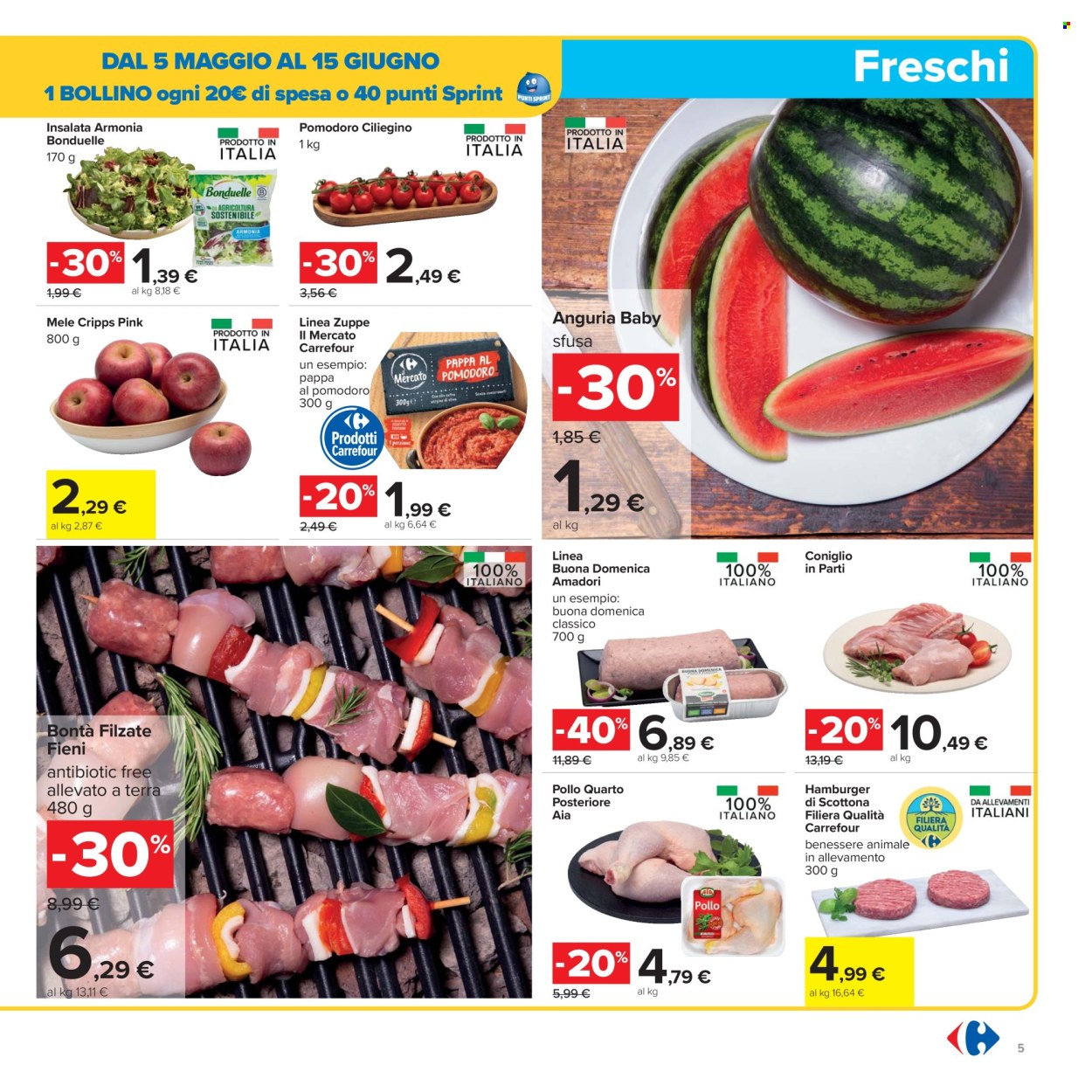Volantino Carrefour - 29/5/2025 - 11/6/2025. Pagina 5