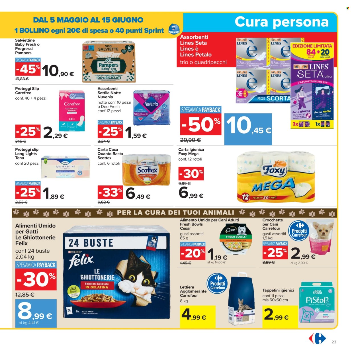 Volantino Carrefour - 29/5/2025 - 11/6/2025. Pagina 23