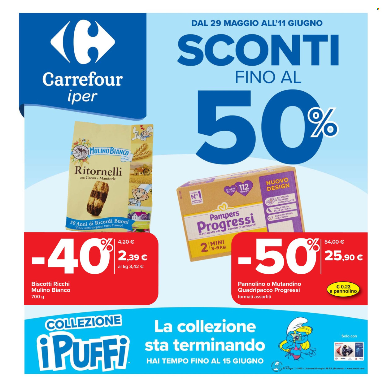 Volantino Carrefour - 29/5/2025 - 11/6/2025. Pagina 1