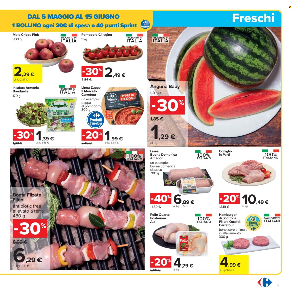 Volantino Carrefour - 29/5/2025 - 11/6/2025. Pagina 5