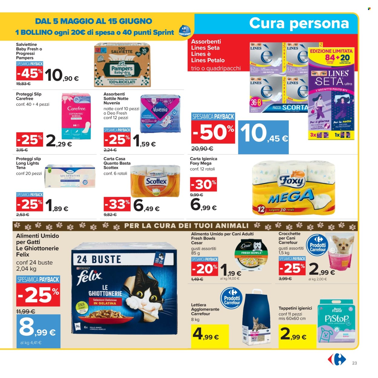 Volantino Carrefour - 29/5/2025 - 11/6/2025. Pagina 23