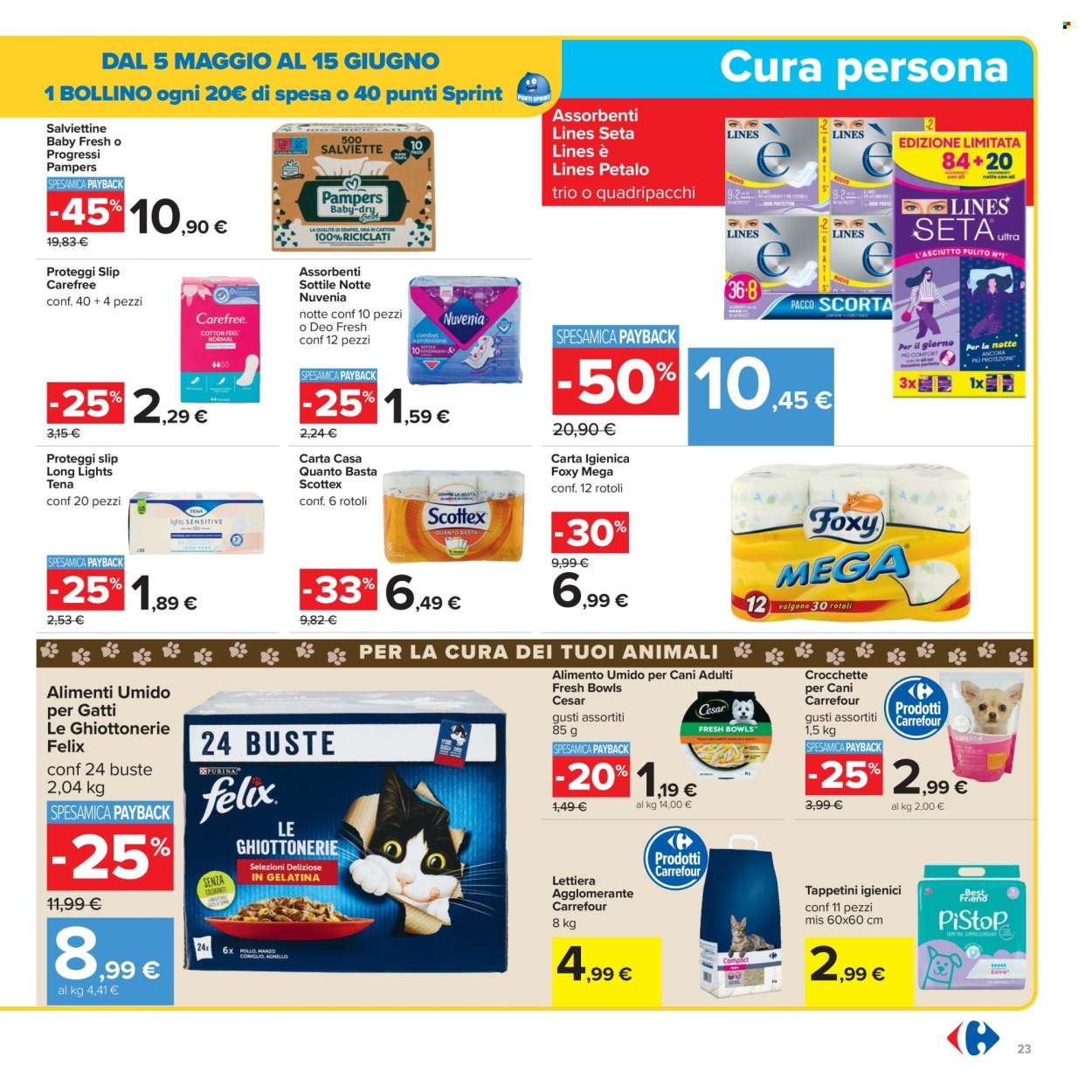 Volantino Carrefour - 29/5/2025 - 11/6/2025. Pagina 23