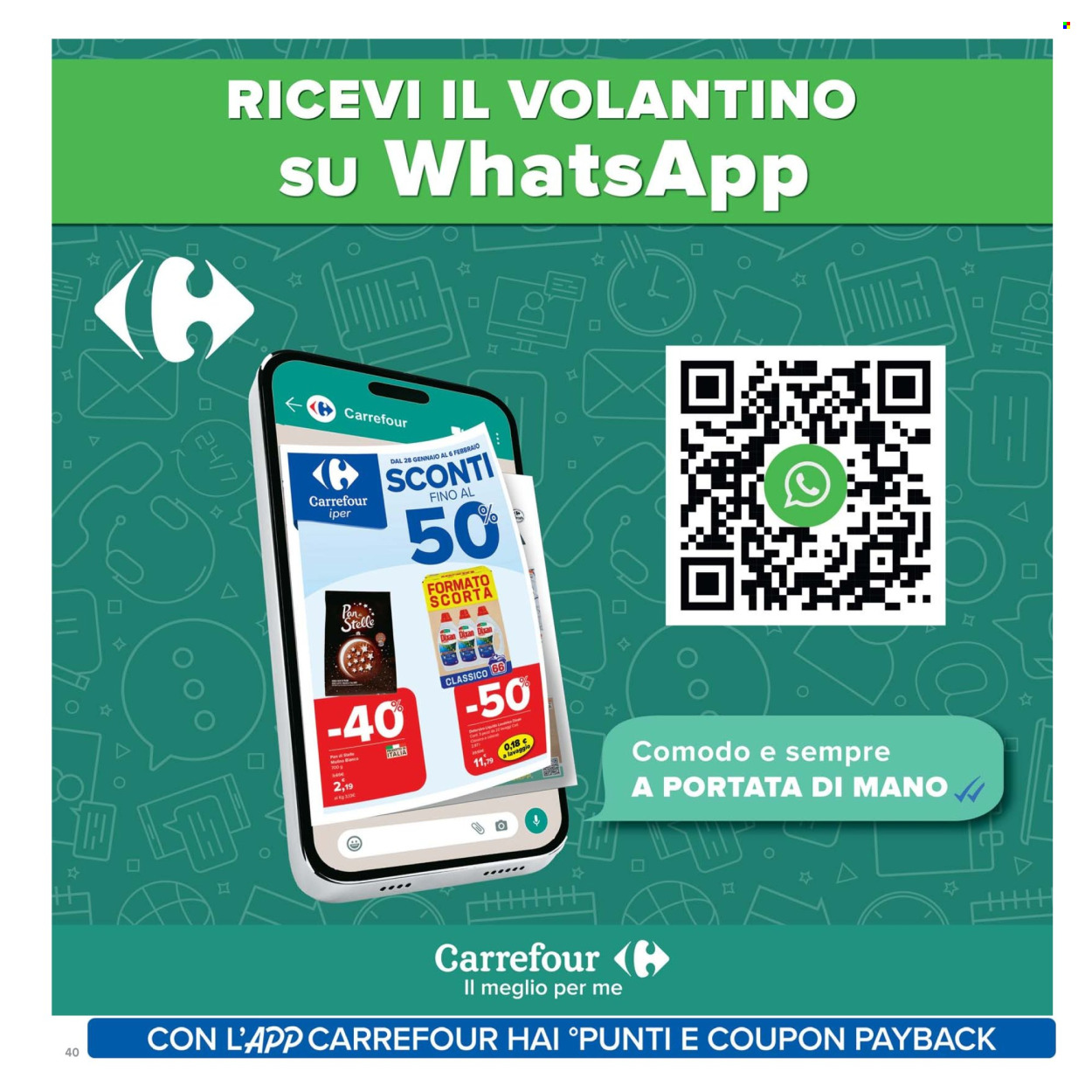Volantino Carrefour - 29/5/2025 - 11/6/2025. Pagina 40