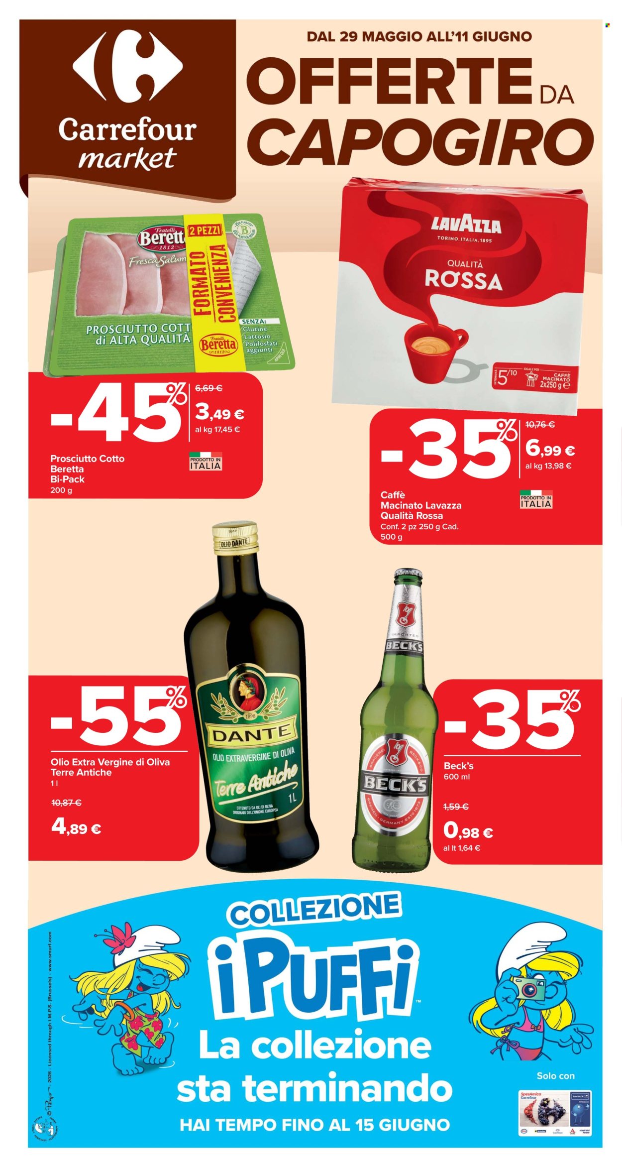 Volantino Carrefour - 29/5/2025 - 11/6/2025. Pagina 1
