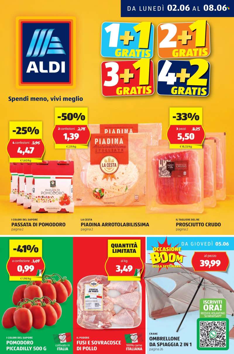 Volantino Aldi - 2/6/2025 - 8/6/2025.