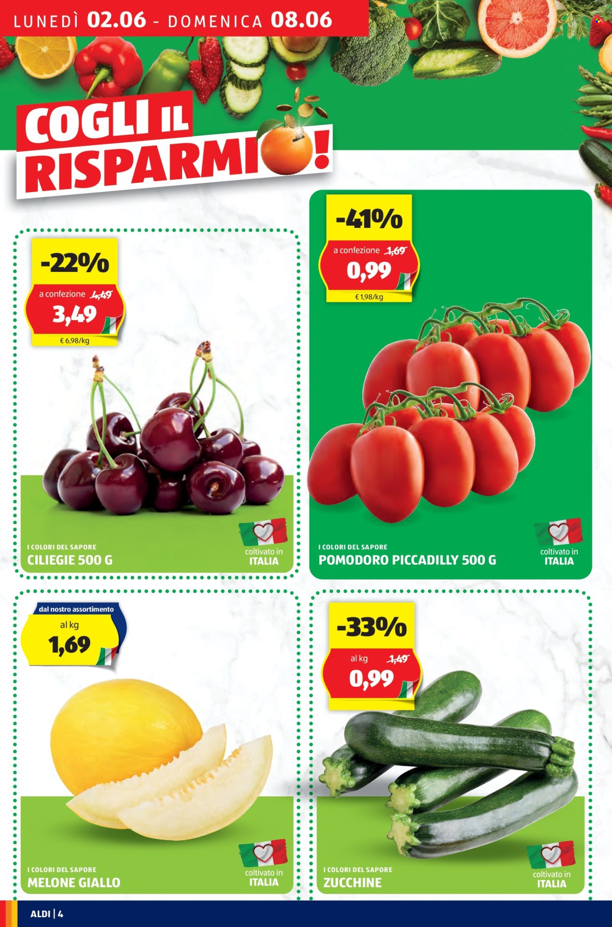 Volantino Aldi - 2/6/2025 - 8/6/2025. Pagina 4