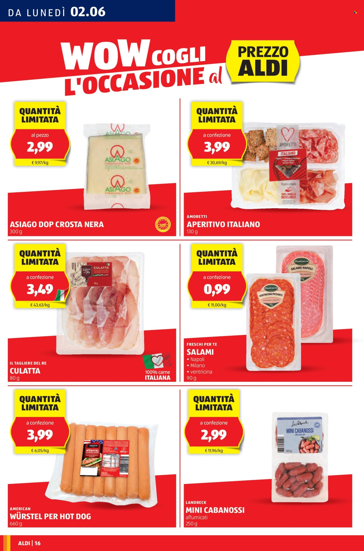 Volantino Aldi - 2/6/2025 - 8/6/2025. Pagina 16