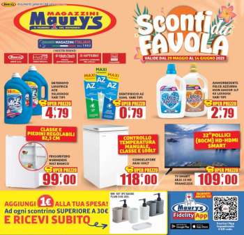 Volantino Maury's - 29/5/2025 - 14/6/2025.