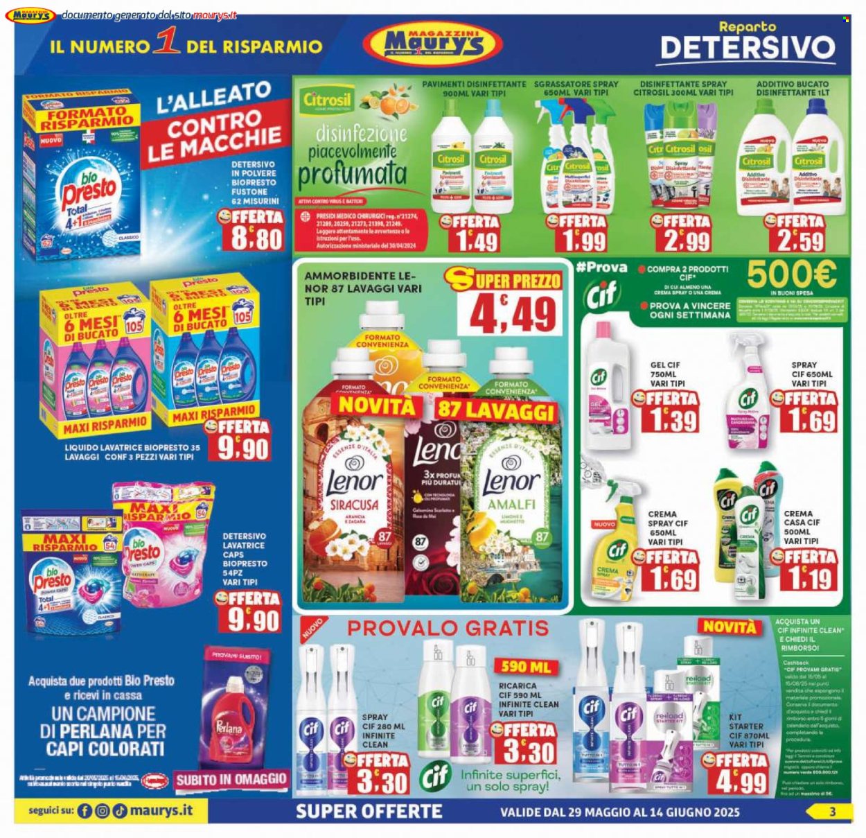 Volantino Maury's - 29/5/2025 - 14/6/2025. Pagina 3