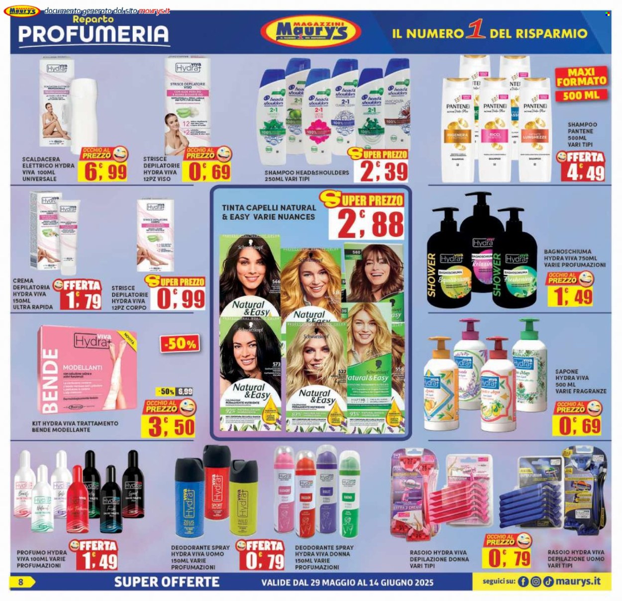 Volantino Maury's - 29/5/2025 - 14/6/2025. Pagina 8