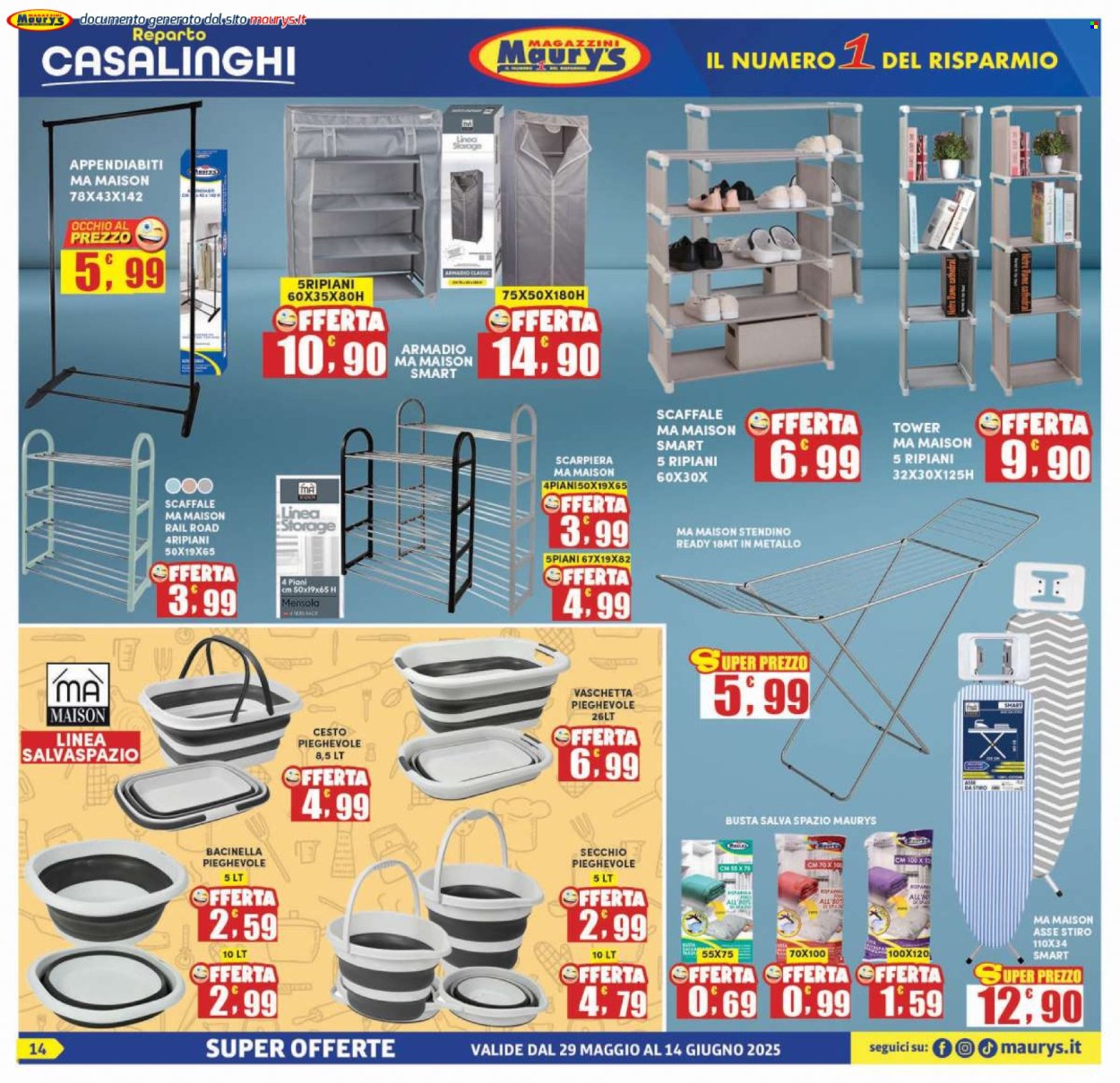 Volantino Maury's - 29/5/2025 - 14/6/2025. Pagina 14