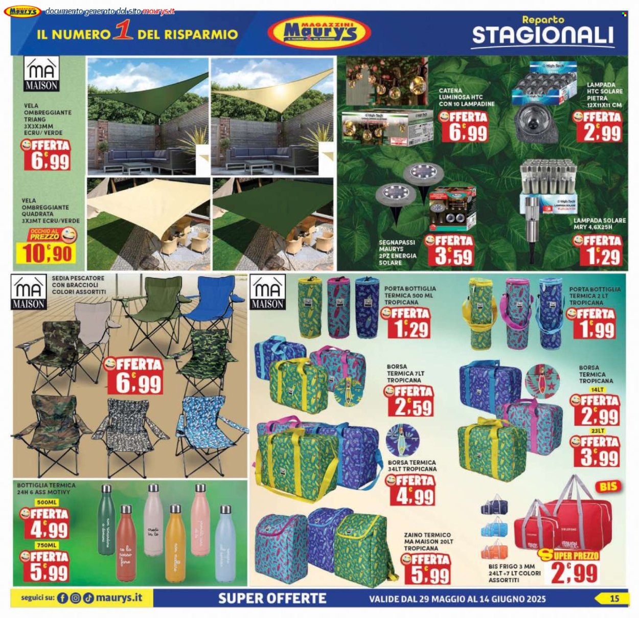 Volantino Maury's - 29/5/2025 - 14/6/2025. Pagina 15