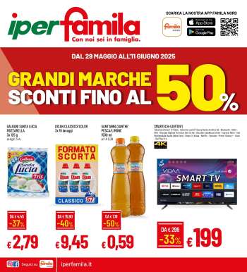 Volantino Famila - 29/5/2025 - 11/6/2025.
