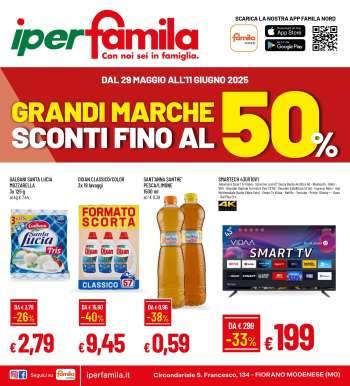 Volantino Famila - 29/5/2025 - 11/6/2025.