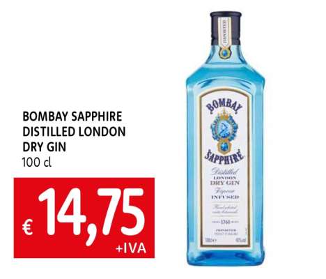 BOMBAY SAPPHIRE DISTILLED LONDON DRY GIN
