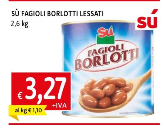 SÙ FAGIOLI BORLOTTI LESSATI