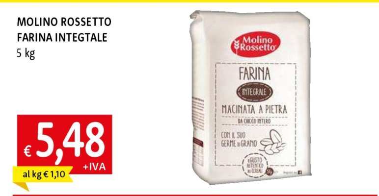 MOLINO ROSSETTO FARINA INTEGRALE