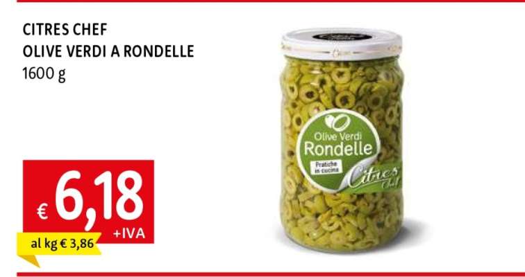 CITRES CHEF OLIVE VERDI A RONDELLE