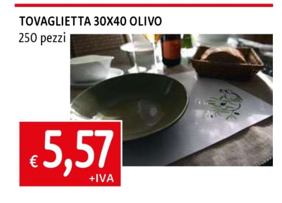 TOVAGLIETTA 30X40 OLIVO