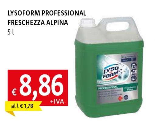 LYSOFORM PROFESSIONAL FRESCHEZZA ALPINA