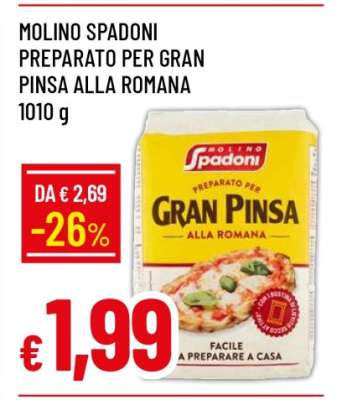 MOLINO SPADONI PREPARATO PER GRAN PINSA ALLA ROMANA