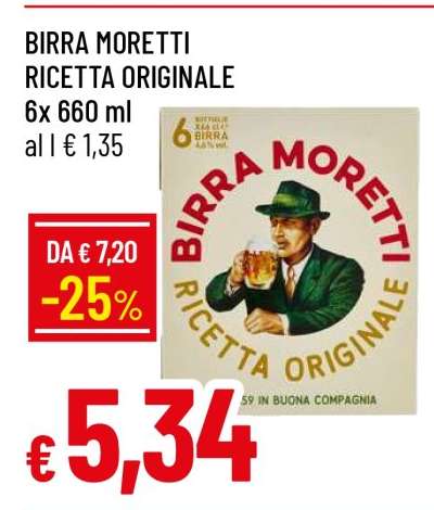 BIRRA MORETTI RICETTA ORIGINALE