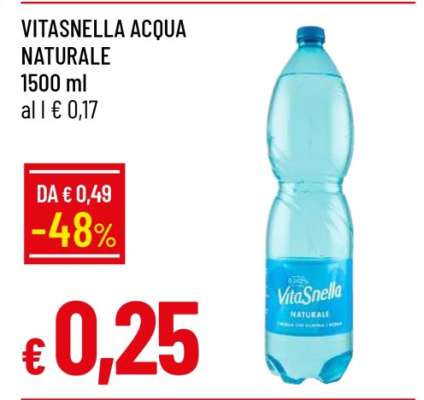 Vitasnella Acqua naturale