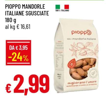 PIOPPO MANDORLE ITALIANE SGUSCIATE