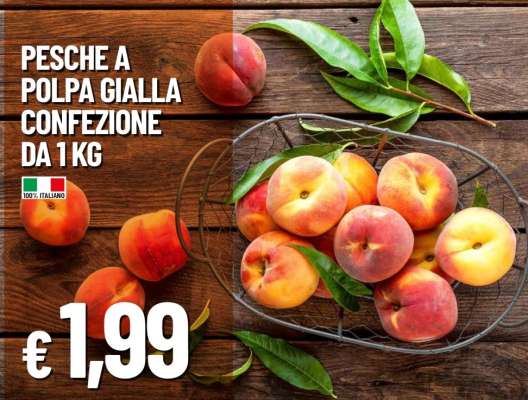 PESCHE A POLPA GIALLA