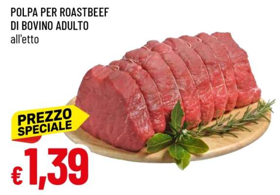 POLPA PER ROASTBEEF DI BOVINO ADULTO