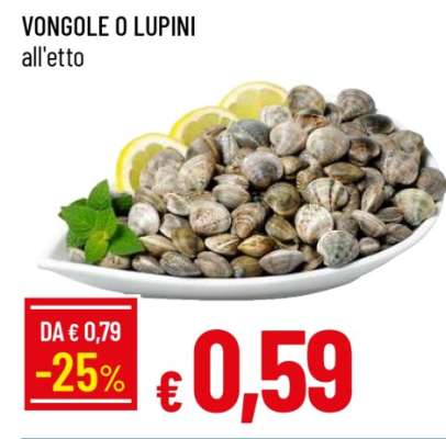 VONGOLE O LUPINI
