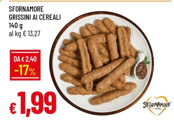 Sfornamore Grissini ai Cereali