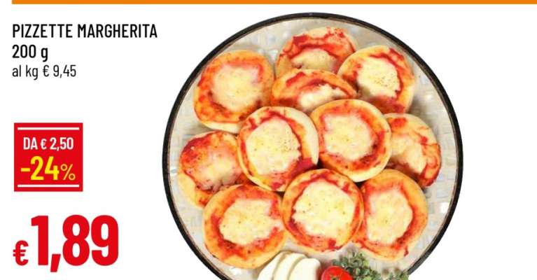 Pizzette Margherita
