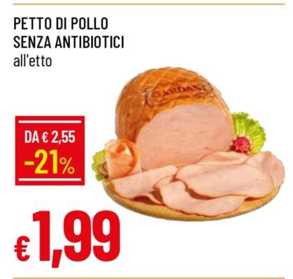 PETTO DI POLLO SENZA ANTIBIOTICI