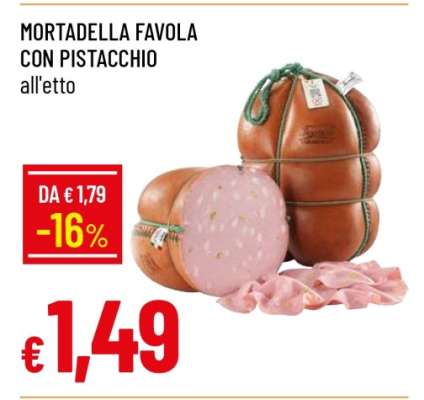 Mortadella Favola con Pistacchio