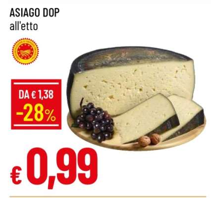 Asiago DOP